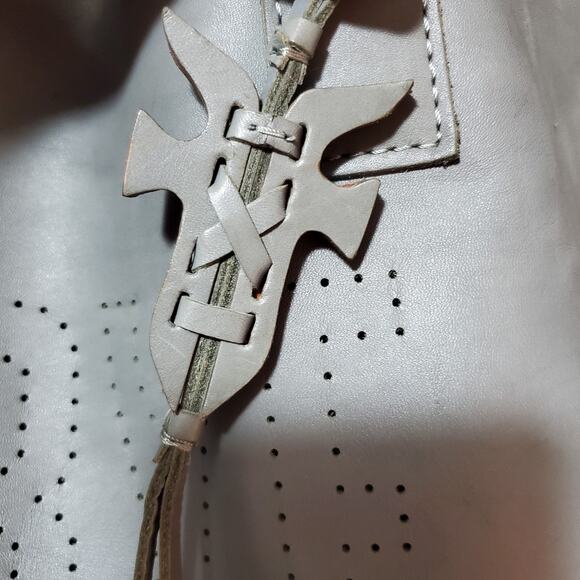 FRYE Carson Gray Leather Shoulder Tote Bag distressed Leather - Picture 14 of 14